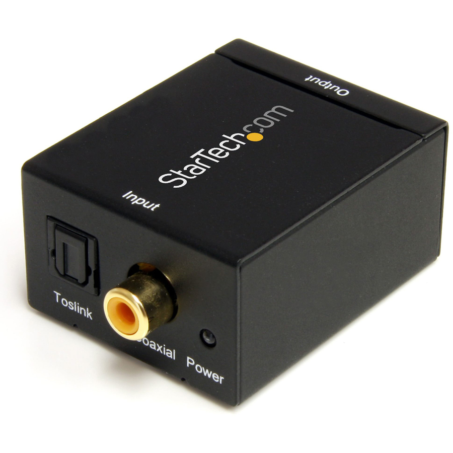 StarTech SPDIF Digital Coaxial or Toslink Optical to Stereo RCA Audio Converter