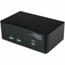 StarTech 2 Port Dual DVI USB KVM Switch w/ Audio & USB Hub, TAA