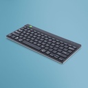 R-Go ergonomic keyboard, Compact break - QWERTY(US), wireless, black