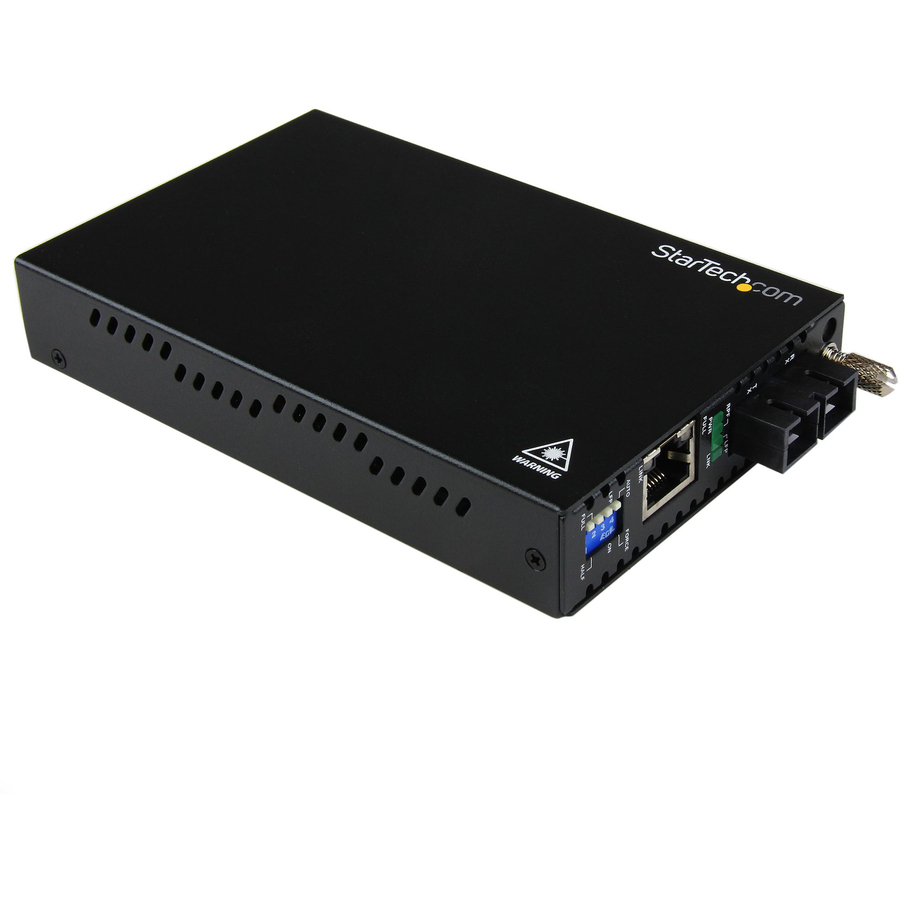 StarTech.com Gigabit Ethernet Multi Mode Fiber Media Converter SC 550m - 1000 Mbps - Convert and extend a Gigabit Ethernet connection up to 550 m / 1804 ft over Multi Mode SC fiber - fiber converter - ethernet media converter - fibre converter - gigabit media converter - 1000base-sx