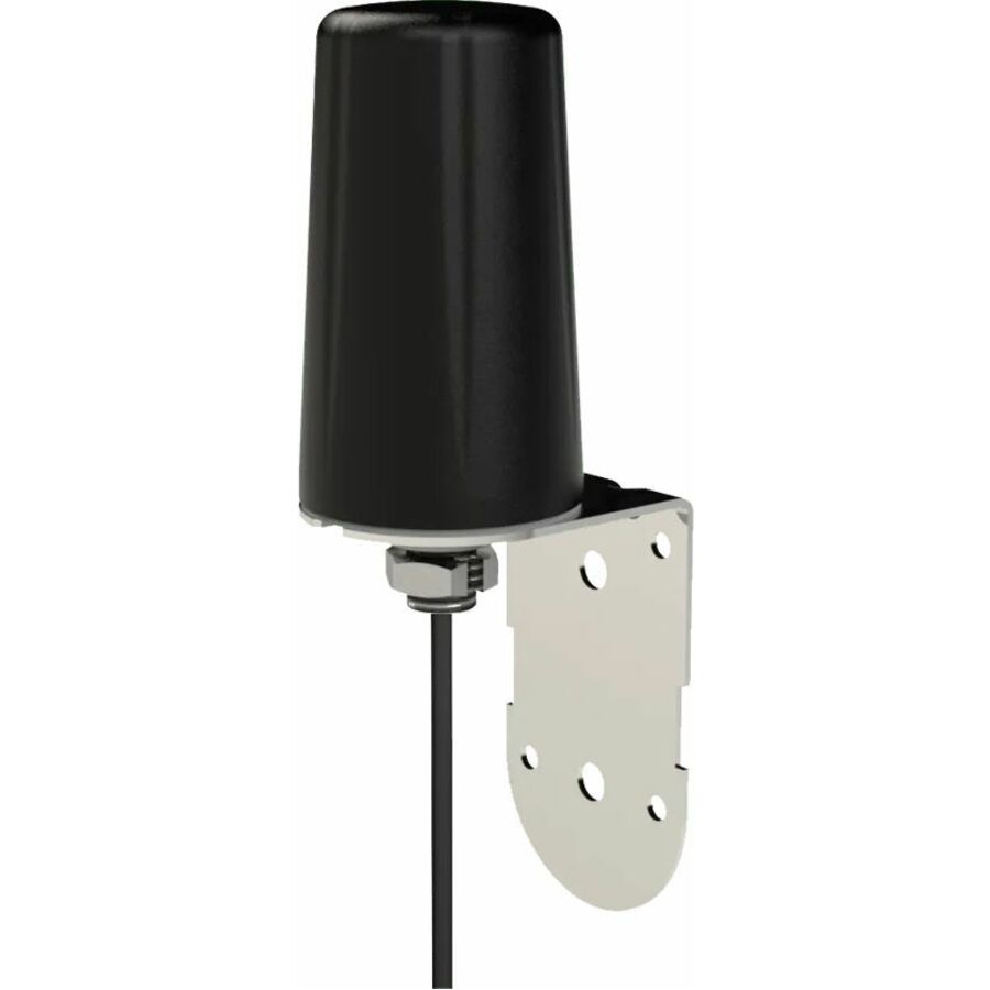 Panorama Antennas B4BE-6-60 | Bracket Mount 4G/5G Antenna - 600 MHz to 6000 MHz - 5 dBi - Cellular Network, IoT Device, Remote Control, Smart Metering - Black - Bracket Mount, Wall Mount, Mast, Panel Mount - Omni-directional - SMA Connector