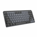 Logitech MX Mechanical Mini Minimalist Wireless Illuminated Keyboard, Linear Switches, Bluetooth, Graphite