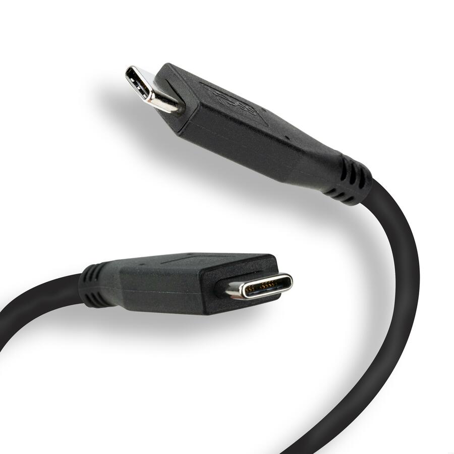 Plugable 10Gbps USB C to USB C Cable, 3.3 feet (1 Meter), 3A, USB-IF Certified, USB 3.1 Gen 2 Type-C