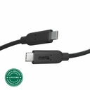 Plugable 10Gbps USB C to USB C Cable, 3.3 feet (1 Meter), 3A, USB-IF Certified, USB 3.1 Gen 2 Type-C