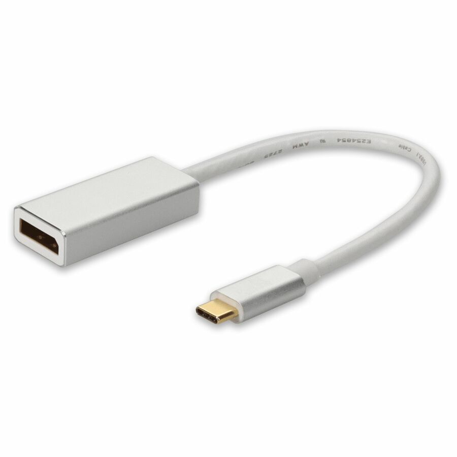 AddOn USB-C Male to DisplayPort 1.2 Female Adapter with Aluminum Housing