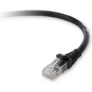 Belkin Cat. 6a Patch Cable - RJ-45 Male - RJ-45 Male - 14ft - Black
