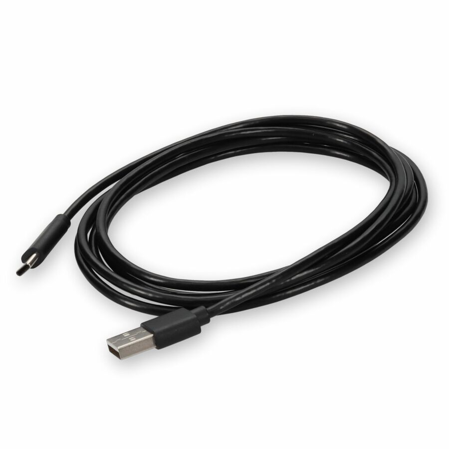 AddOn 5m USB A 2.0 Male to USB C 2.0 Male Black Cable