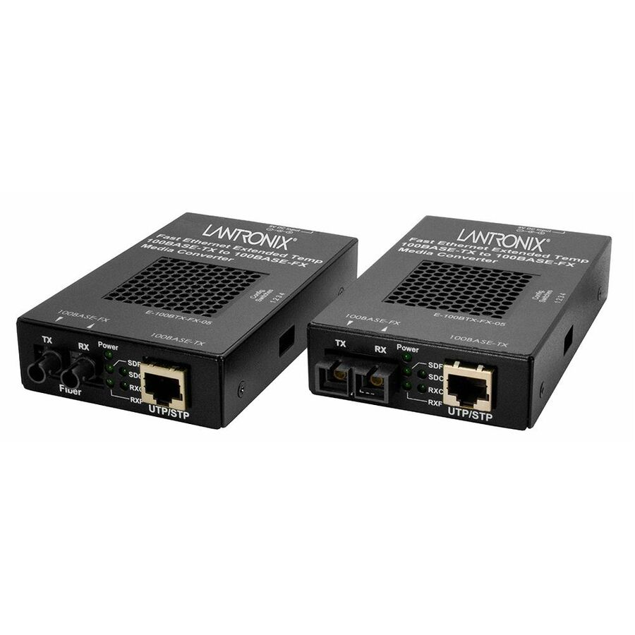 100Base-TX RJ-45 [100 m/328 ft.] to 100Base-FX 1300nm multimode SC [2 km/1.2 mi.] Link Budget: 11.0 dB
