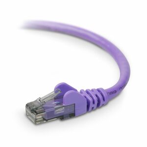 Belkin Cat. 6 UTP Patch Cable - RJ-45 Male - RJ-45 Male - 20ft - Purple