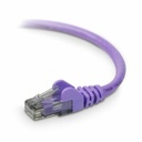 Belkin Cat. 6 UTP Patch Cable - RJ-45 Male - RJ-45 Male - 20ft - Purple