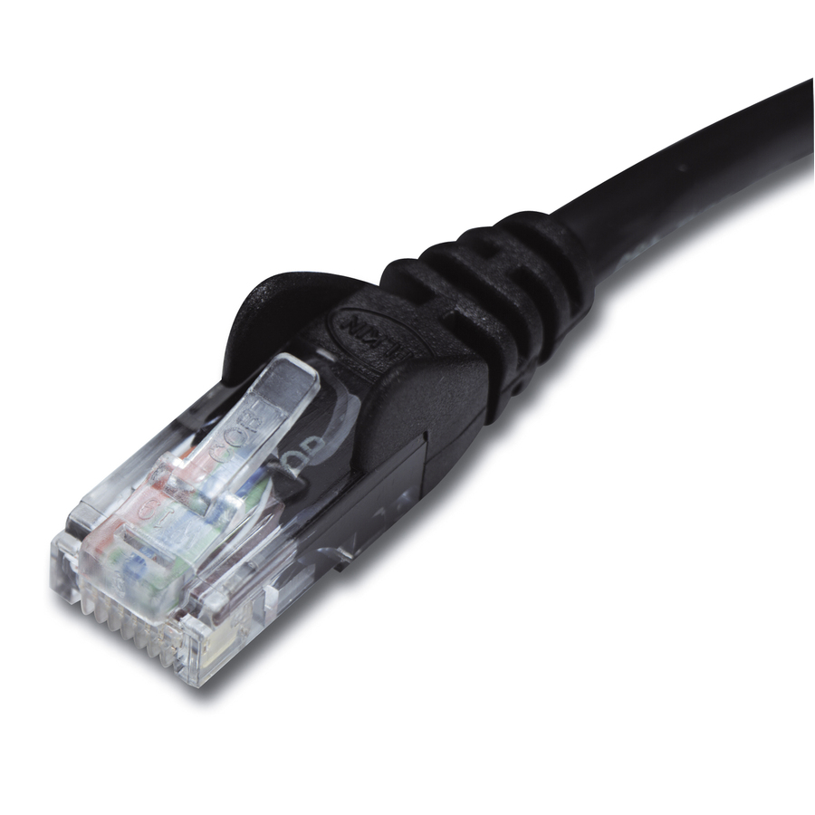Belkin Cat.5e UTP Patch Cable - RJ-45 Male Network - RJ-45 Male Network - 50ft - Black