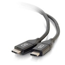 C2G 6ft USB C Cable - USB 2.0 5A - M/M - 6 ft USB Data Transfer Cable for Smartphone, Notebook, Tablet - First End: 1 x Type C Male USB - Second End: 1 x Type C Male USB - 480 Mbit/s - Gold-flash, Nickel Plated Connector - 30 AWG - Black