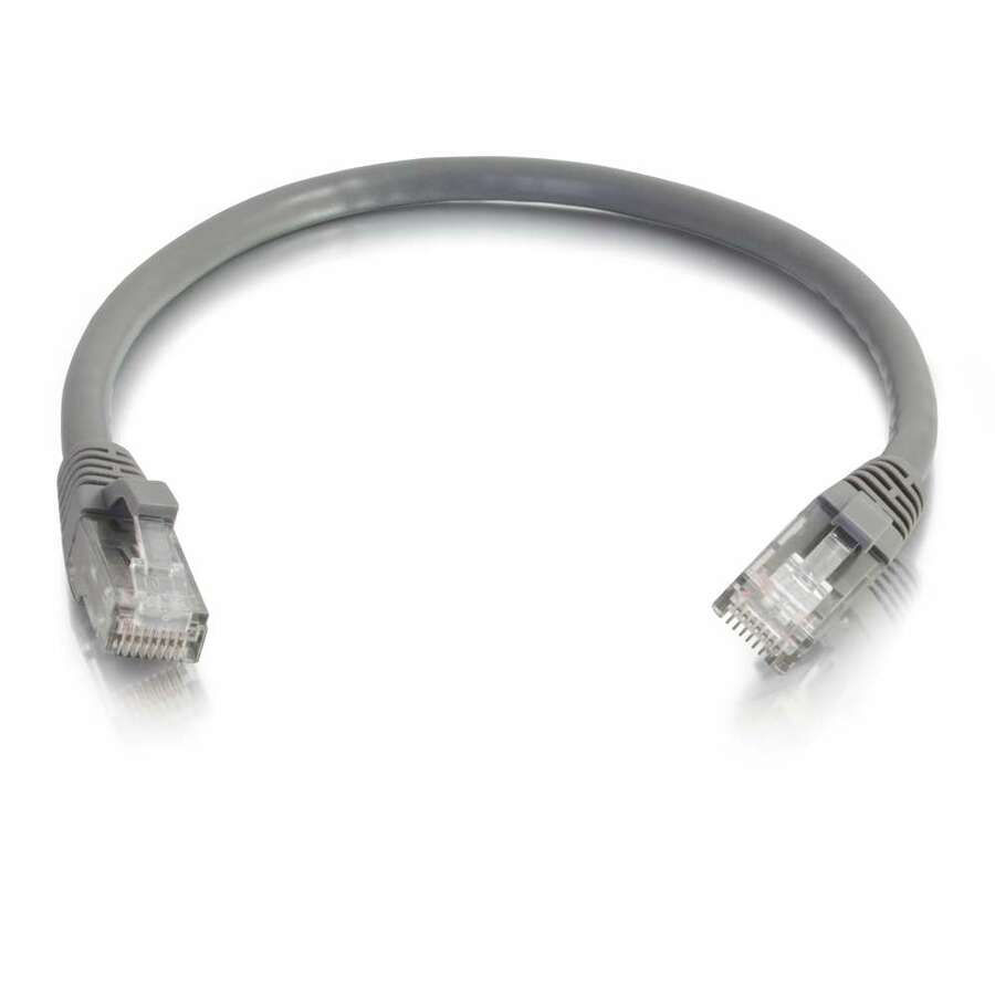 C2G 6in Cat6a Snagless Unshielded (UTP) Network Patch Ethernet Cable-Gray