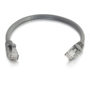 C2G 6in Cat6a Snagless Unshielded (UTP) Network Patch Ethernet Cable-Gray