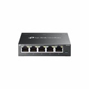 TP-Link Omada 5-Port Gigabit Easy Managed Switch - 5 Ports - Manageable - Gigabit Ethernet - 10/100/1000Base-T - 2 Layer Supported - Twisted Pair - Desktop, Wall Mountable