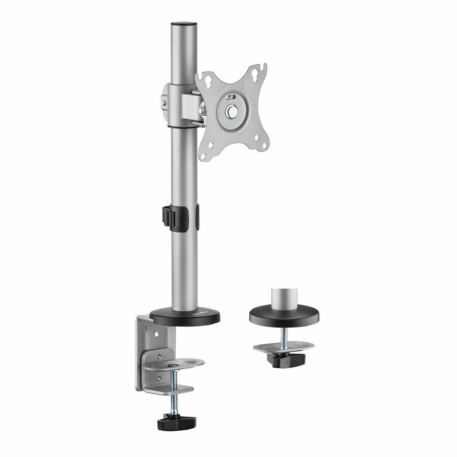 Rocstor ErgoReach Desk Mount for Monitor, Display - Aluminum Silver - Landscape/Portrait