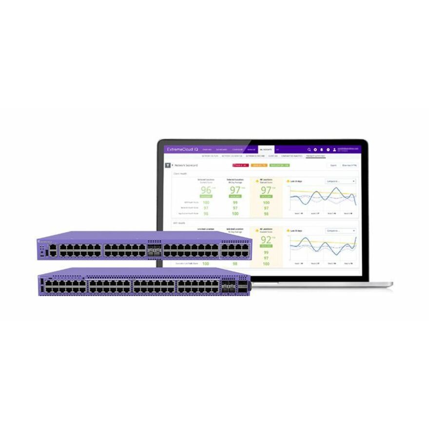 Extreme Networks 48-port Multi-Gig 90W PoE Switch 48MW-4Y