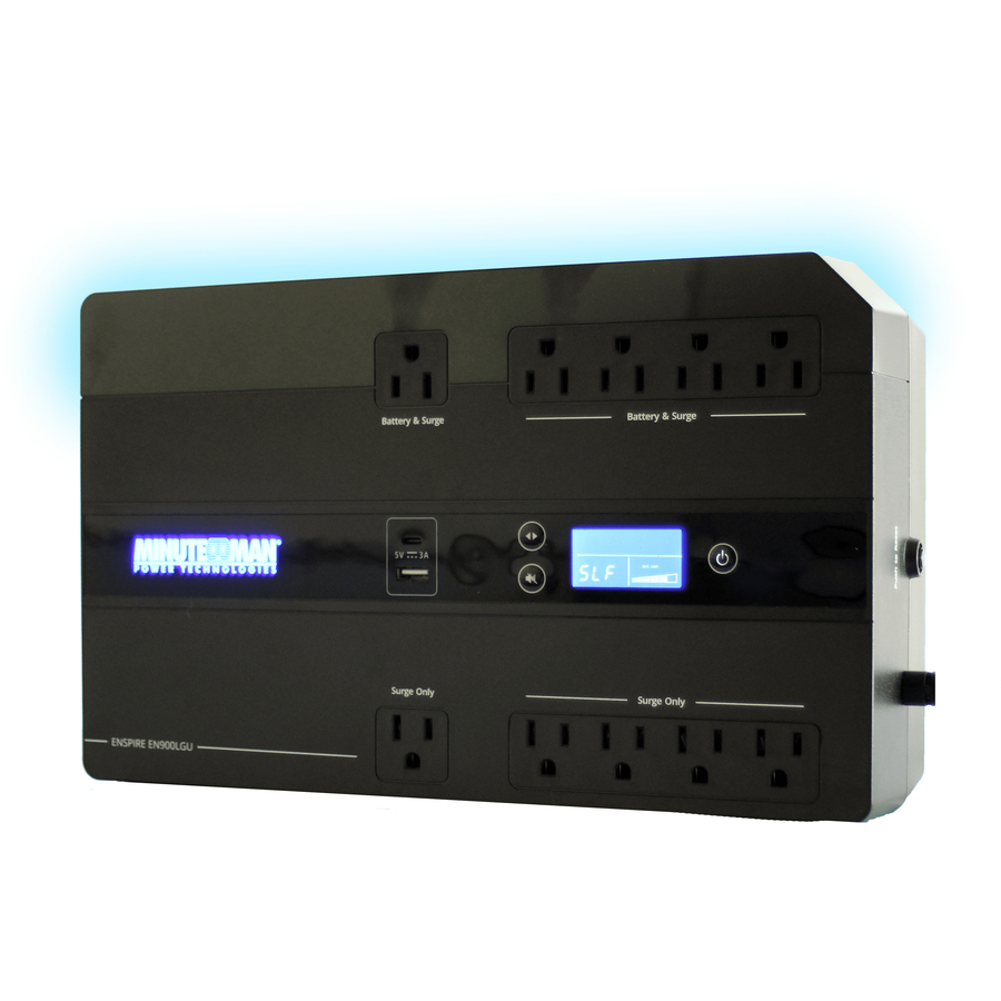 Minuteman Enspire-G EN900LGU 900VA Compact/Desktop/Floor/Wall Mountable UPS