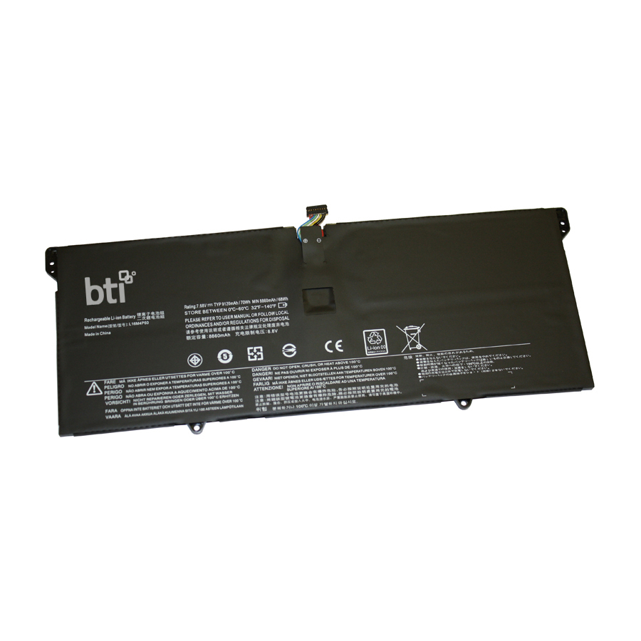 BTI L16C4P61-BTI 7.7V 70WHR LI-ION BATTERY 5B10N01565, 5B10N17665, L16C4P61, L16M4P60 YOGA 920 13, YOGA 920 13IKB, YOGA 920 13IKB 80Y7, YOGA 920 13IKB 80Y8
