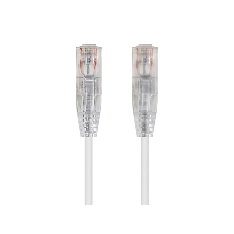 Monoprice SlimRun Cat6 28AWG UTP Ethernet Network Cable, 5ft White