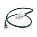 Unirise Cat.5e Patch UTP Network Cable - 100 ft Category 5e Network Cable for Network Device - First End: 1 x RJ-45 Network - Male - Second End: 1 x RJ-45 Network - Male - Patch Cable - Green