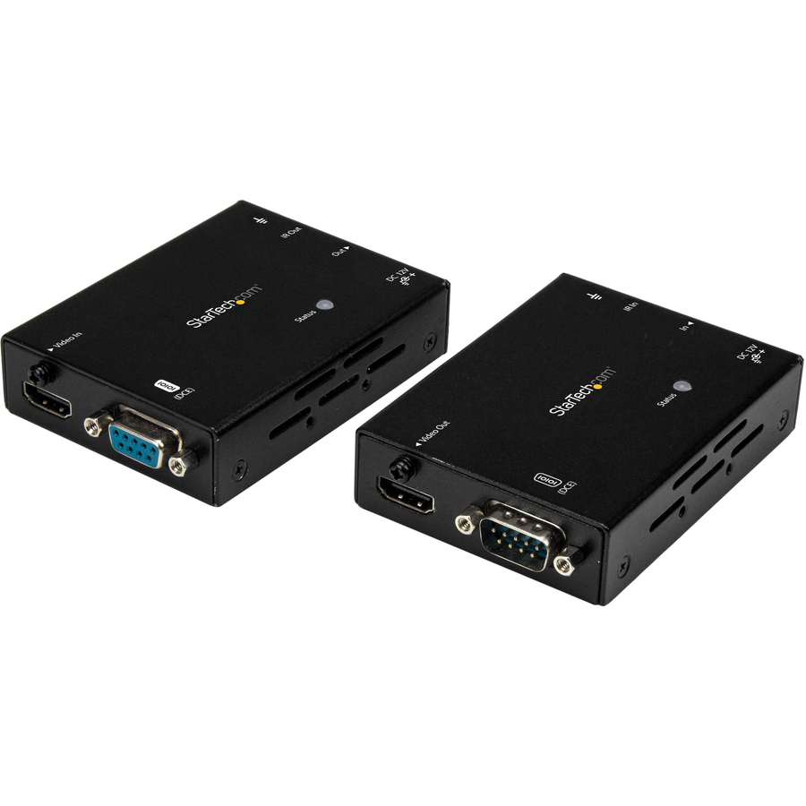 StarTech.com HDMI over CAT5e Extender with IR and Serial - HDBaseT Extender - HDMI over CAT6 - 4K - Extend HDMI over CAT6 or CAT5e cabling with RS232 serial and IR control - HDBaseT extender - Video extender - HDMI over CAT5e extender - CAT5e HDMI extender - HDBaseT extender - HDMI booster - HDMI CAT 5e extender - HDMI repeater - HDMI extension