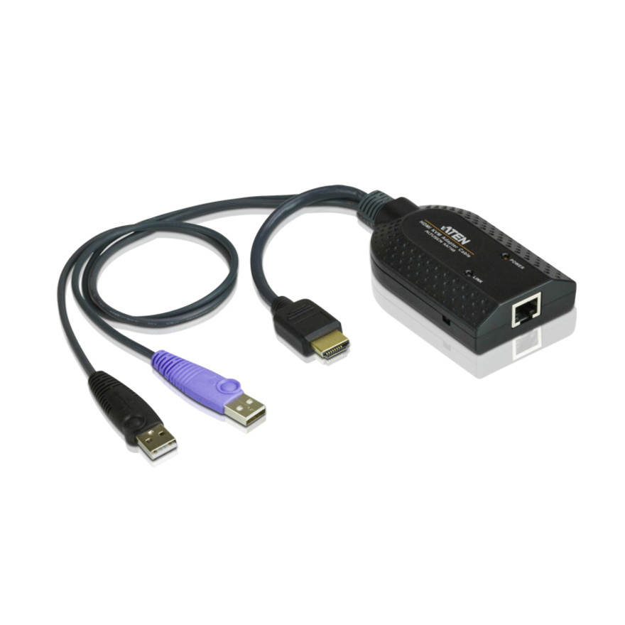 ATEN HDMI USB Virtual Media KVM Adapter Cable with Smart Card Reader (CPU Module)-TAA Compliant