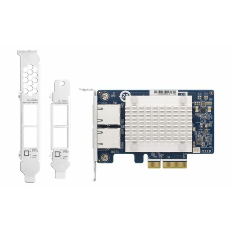 QNAP 5 GbE Network Expansion Card - PCI Express 3.0 x2 - 2 Port(s) - 2 - Twisted Pair - 5GBase-T - Plug-in Card
