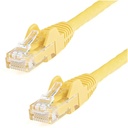 StarTech 20ft CAT6 Ethernet Cable - Yellow Snagless Gigabit - 100W PoE UTP 250Mhz Category 6 Patch Cord UL Certified Wiring/TIA
