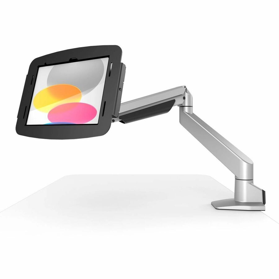Compulocks Mounting Arm for Tablet, Enclosure - Silver, Black