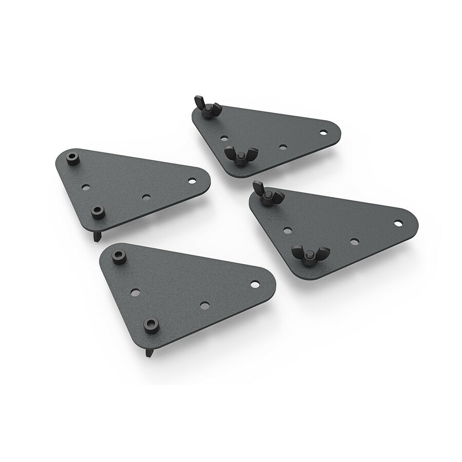 Heckler Design Mounting Adapter Kit for Display Stand, Cart, LCD Display - Black Gray