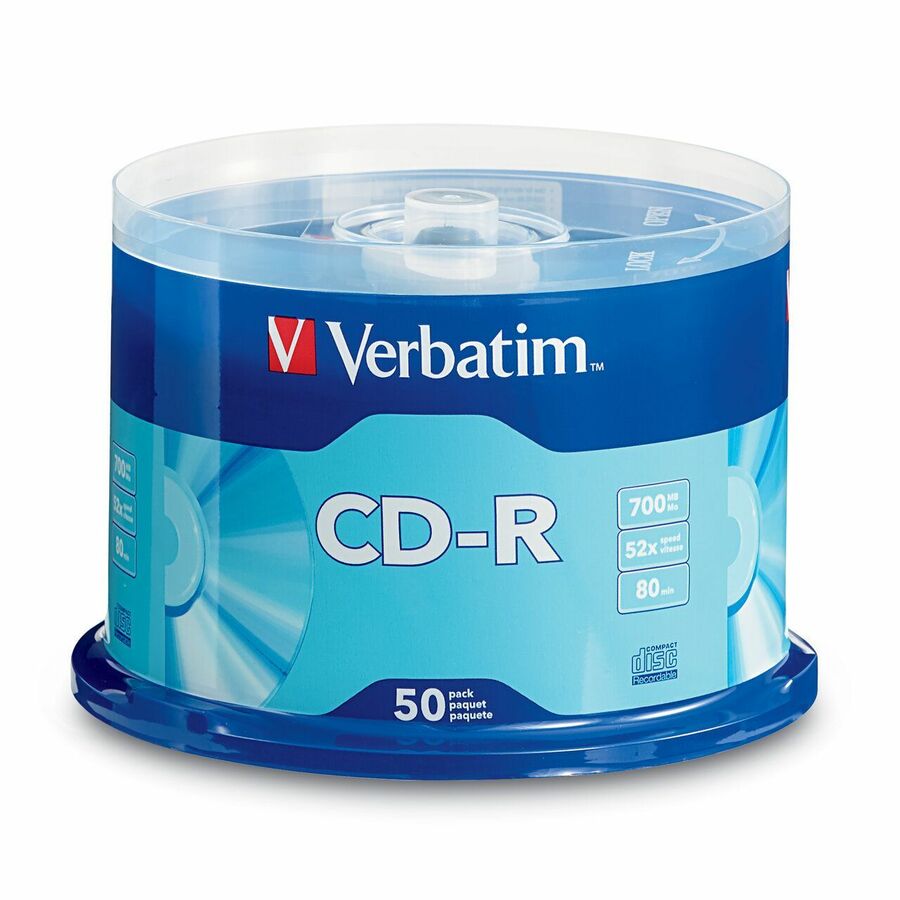 Verbatim 94691 CD Recordable Media - CD-R - 52x - 700 MB - 50 / Pack