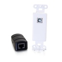 C2G USB 2.0 Cat6 Extender 150ft, Decorator Wall Plate Transceiver to Box Receiver-TAA - C2G USB 2.0 Cat6 Extender 150ft, Decorator Wall Plate Transceiver to Box Receiver-TAA