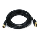 Monoprice 15ft 28AWG CL2 Dual Link DVI-D Cable - Black