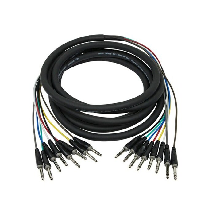 Monoprice 6 Meter (20ft) 8-Channel 1/4inch TRS Male to 1/4inch TRS Male Snake Cable