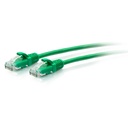 C2G 15ft (4.5m) Cat6a Snagless Unshielded (UTP) Slim Ethernet Cable - Cat6a Network Patch Cable - PoE - Green - RJ45 - M/M