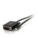 C2G 3ft Mini DisplayPort to DVI Cable - Single Link DVI-D Adapter - Black - for Video Device, Notebook, Tablet, Monitor - 3 ft - 1 x Mini DisplayPort Male Digital Video - 1 x DVI-D (Single-Link) Male Digital Video - Shielding - Black"""