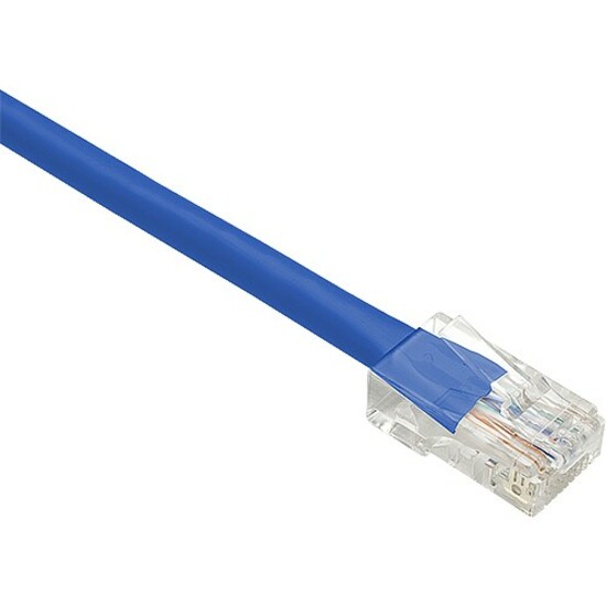 Unirise Cat.6 UTP Patch Network Cable - 4 ft Category 6 Network Cable for Network Device - First End: 1 x RJ-45 Network - Male - Second End: 1 x RJ-45 Network - Male - Patch Cable - Blue