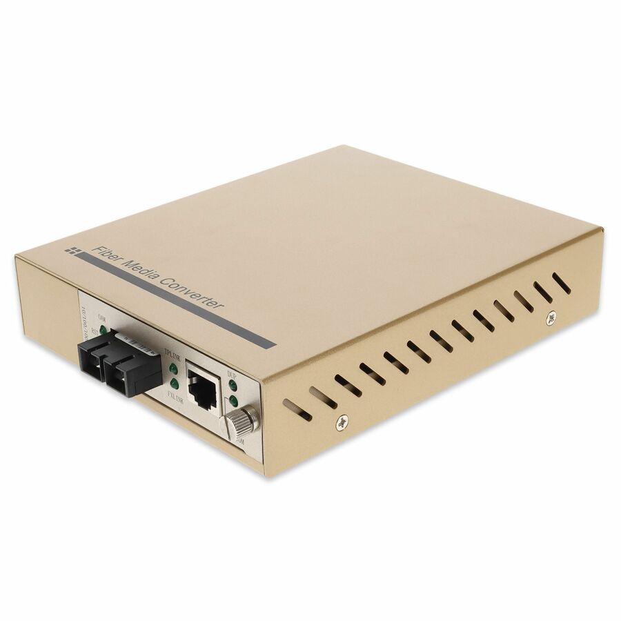 AddOn 10/100/1000Base-TX(RJ-45) to 1000Base-SX(SC) MMF 850nm 550m Managed Media Converter