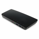 AddOn USB C 3.1 to USB C 3.1 PD, 2x USB A 3.0, 2x USB A 2.0, USB C 3.1, HDMI 4K, 2x Displayport 4K, RJ-45, Audio, and Mic Black Docking Station