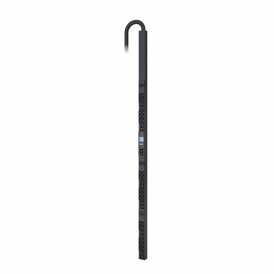 Rack PDU 2G, Metered, ZeroU, 23.0kW, 240V, (30) C13 & (12) C19 - Metered - IEC 60309 60A 3P+N+E - 30 x IEC 60320 C13, 12 x IEC 60320 C19 - 400 V - 23 kW - Overload Protection - 6 ft Cord Length - Rack-mountable