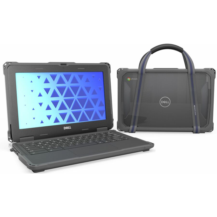 MAXCases Extreme Shell-F3 Slide Chromebook Case for Dell 3100/3110/3120 Chromebook Clamshell 11.6" (Gray)
