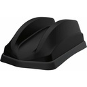 Panorama Antennas GPS[X]D4[X]-6-60 | 4�4 MiMo 4G/5G Sharkfin Antenna - 617 MHz to 960 MHz, 1427 MHz to 6000 MHz - 26 dB - Cellular Network, GPS, GLONASS - Black - Stud Mount, Panel/Whip Mount, Magnetic Mount - Omni-directional - SMA, FME Connector
