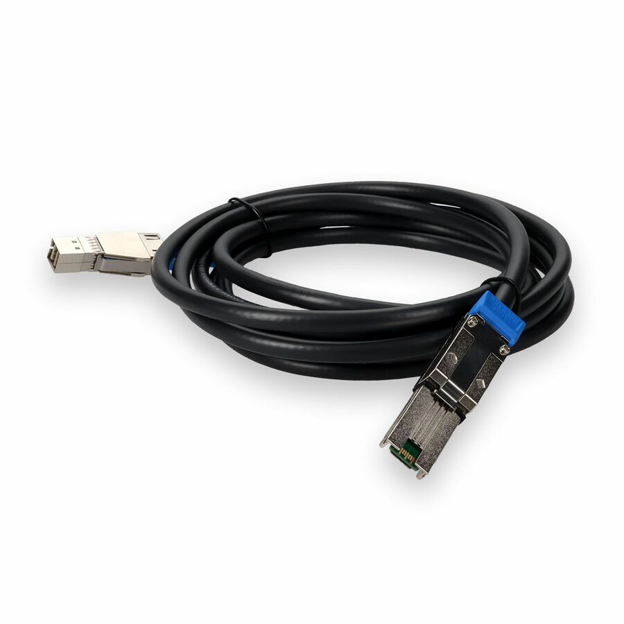 AddOn 50cm (1.6ft) SFF-8644 External Mini-SAS HD to SFF-8088 External Mini-SAS Male to Male Black Storage Cable