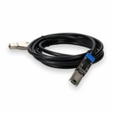AddOn 50cm (1.6ft) SFF-8644 External Mini-SAS HD to SFF-8088 External Mini-SAS Male to Male Black Storage Cable