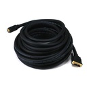 Monoprice 50ft 22AWG CL2 Standard HDMI to DVI Adapter Cable, Black