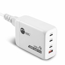 SIIG 200W GaN PD Combo Charger - 3C1A - Powerfull 4-Port high-power charger with three USB-C PD 3.0, Fast Charger 2.0, PPS and one USB-A Quick Charge 3.0 fast charging ports, Supports maximum 200W output totally, C1/C2 up to 100W, C3 up to 65W, USB-A up to 60W- White