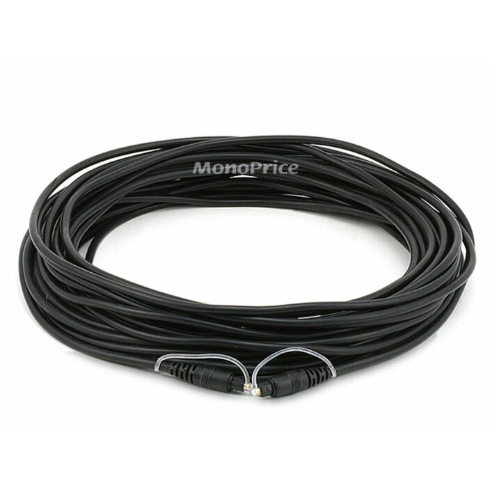 Monoprice 40ft Optical Toslink 5.0mm OD Audio Cable