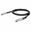 AddOn MSA and TAA 100GBase-CU QSFP28 to QSFP28 Direct Attach Cable (Passive Twinax, 0.5m, Infiniband EDR, 30AWG, LSZH)