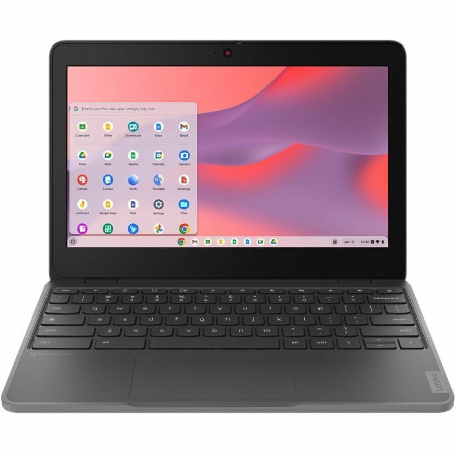 Lenovo 100e Chromebook Gen 4 100e 82W0001EUS 11.6" Chromebook - HD - 60 Hz - Octa-core (MediaTek Cortex A76 + Cortex A55) - 4 GB - 32 GB Flash Memory - English Keyboard - Graphite Gray